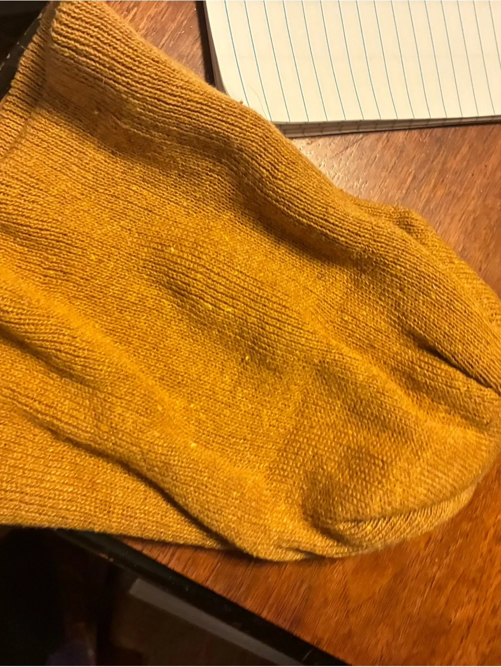 Kids Mustard Yellow Knit Hat - Unbranded